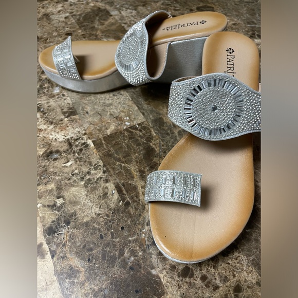 Rhinestone Patrizia by Spring Step Sandal Wedges - Picture 2 of 8